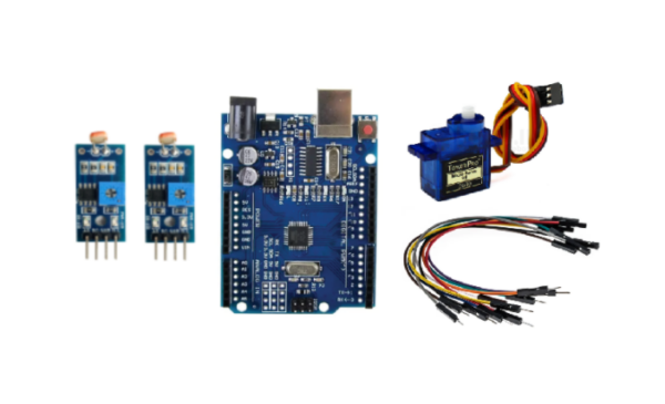 DIY Single Axis Solar Tracker Component Kit Using Arduino
